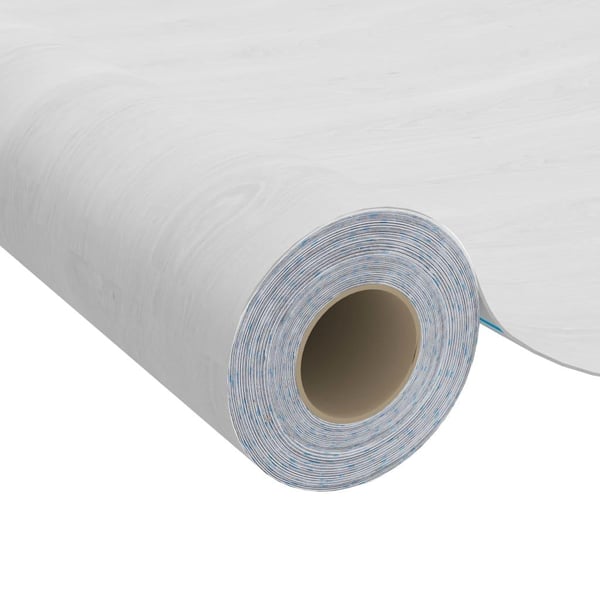 vidaXL Selvklebende møbelfolier 2 stk 500x90 cm PVC hvit trefarge