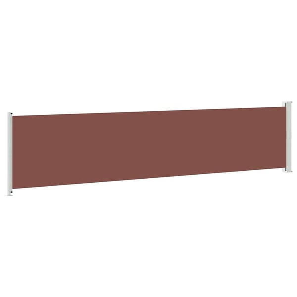 vidaXL Uttrekkbar sidemarkise 140x600 cm brun