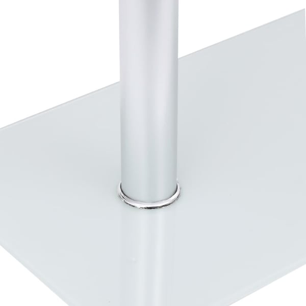 vidaXL Sidebord u-formet gjennomsiktig 45x30x58 cm herdet glass