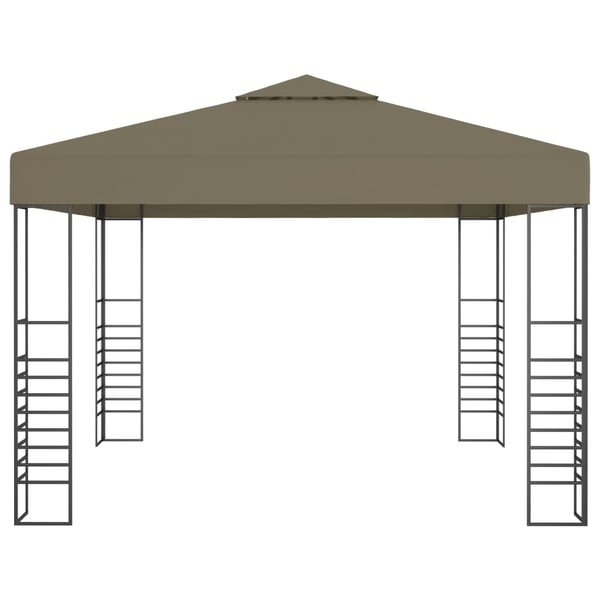 vidaXL Hagetelt 3x3 m gråbrun 180 g/m²