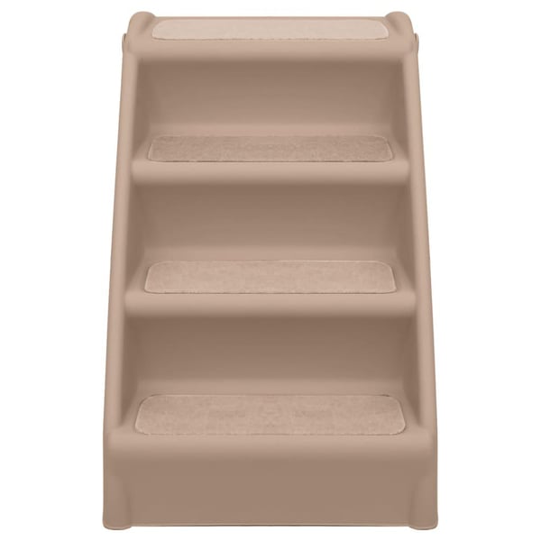 vidaXL Hundetrapp sammenleggbar brun 62x40x49,5 cm