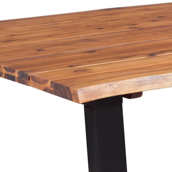 vidaXL spisebord 170x90x75 cm massivt akacietræ