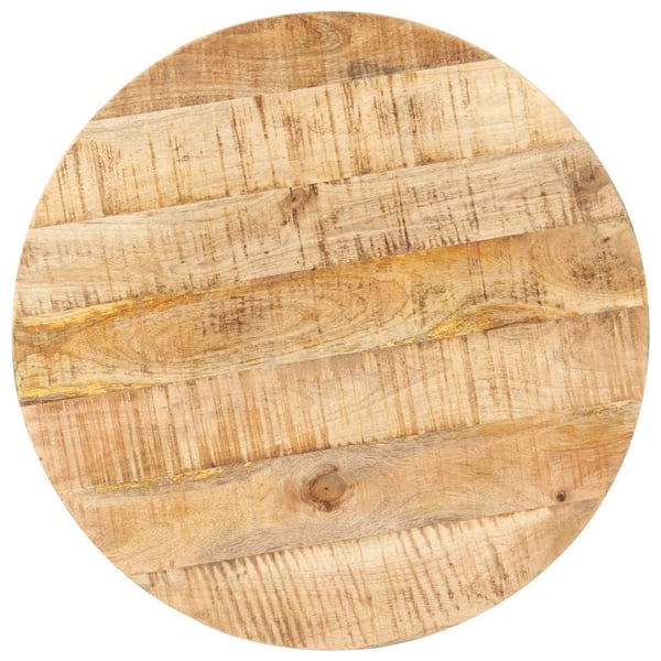 vidaXL Bistrobord rundt Ø60x75 cm grovt mangotre