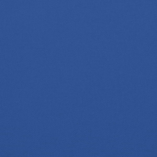 vidaXL pallehynde 120x80x12 cm stof kongeblå