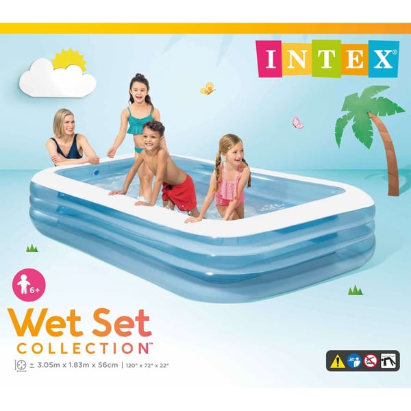 INTEX familiepool Swim Center 305x183x56 cm