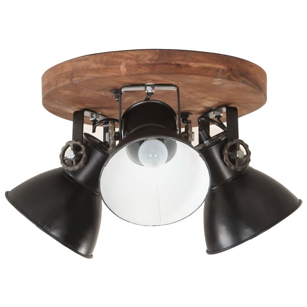 vidaXL industriel loftlampe 25 W 42x27 cm E27 mat sort