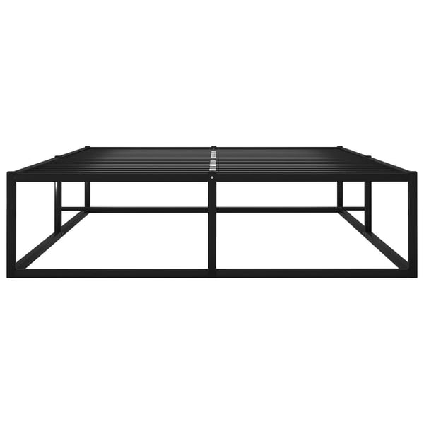 vidaXL sengestel 120x200 cm metal sort change1