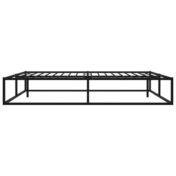 vidaXL sengestel 160x200 cm metal sort change1