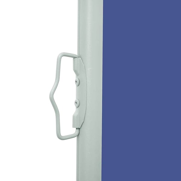 vidaXL sammenrullelig sidemarkise til terrassen 600x160 cm blå