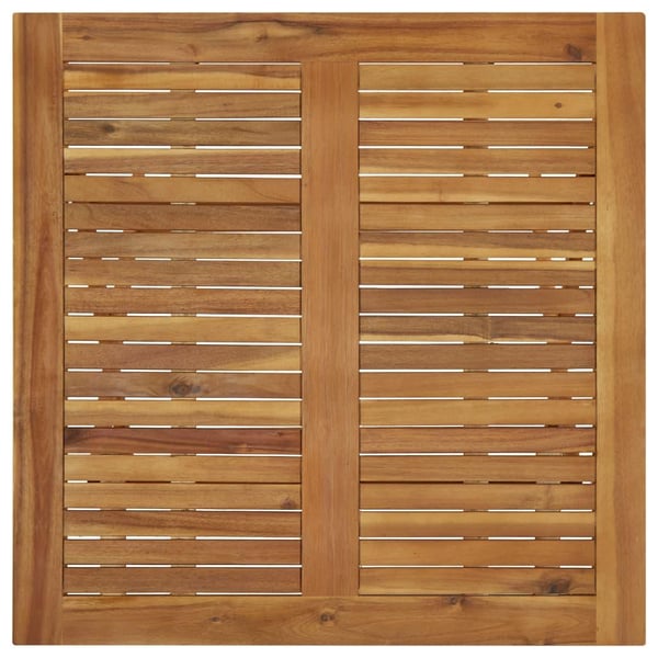 vidaXL foldbart havebord 90x90x75 cm massivt akacietræ