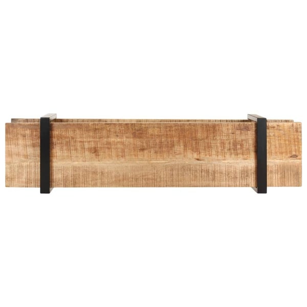 vidaXL TV-benk 160x40x40 cm grov heltre mango