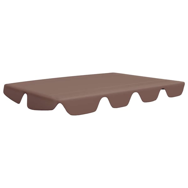vidaXL Vaihtokatos puutarhakeinuun ruskea 150/130x105/70 cm