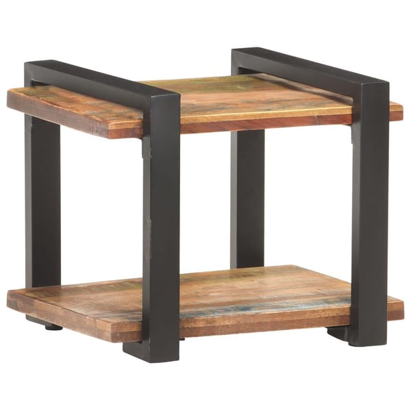 vidaXL Nattbord 50x40x40 cm gjenvunnet heltre