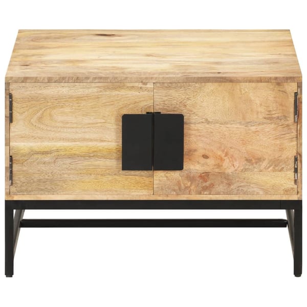 vidaXL sofabord 67x67x45 cm massivt mangotræ