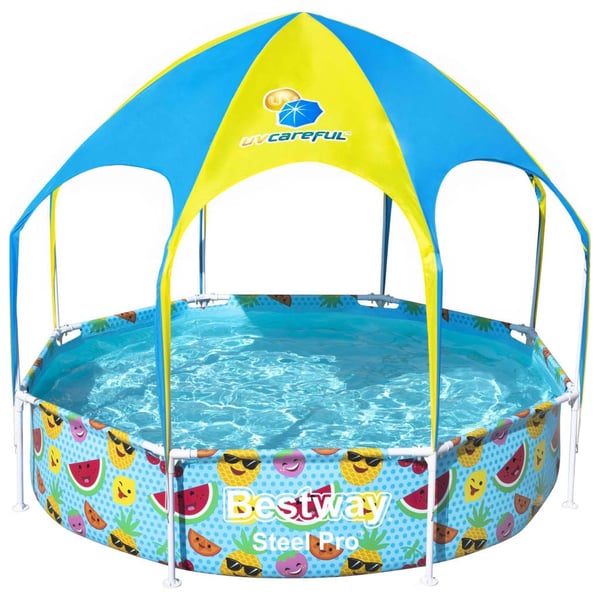 Bestway Steel Pro fritstående børnebassin 244x51 cm UV-beskyttet