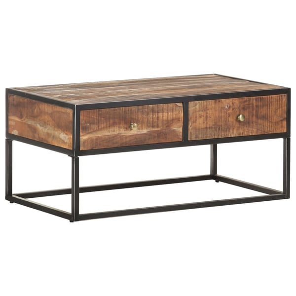 vidaXL Sofabord 90x50x40 cm grovt akasietre change2