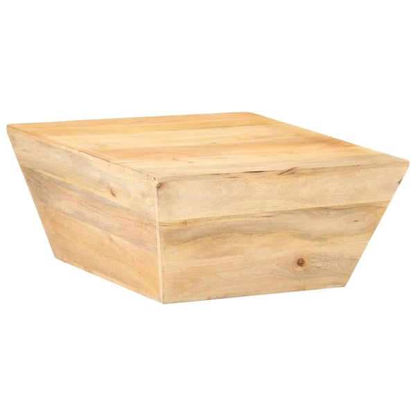 vidaXL sofabord 66x66x30 cm V-facon massivt mangotræ