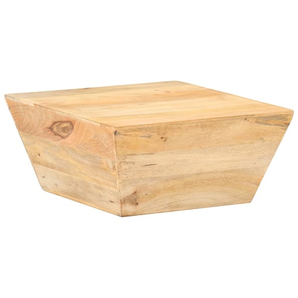 vidaXL sofabord 66x66x30 cm V-facon massivt mangotræ