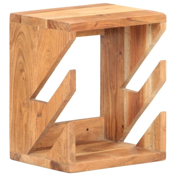 vidaXL væghængt skateboardstativ 25x20x30 cm massivt akacietræ