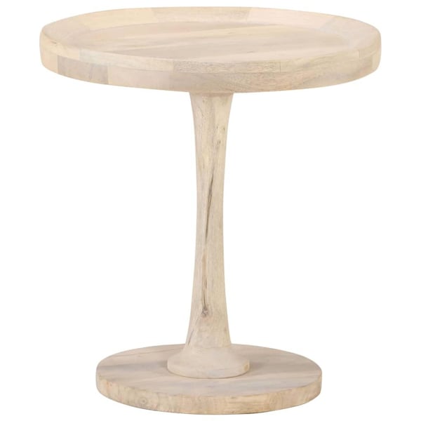 vidaXL Sidebord Ø50x55 cm heltre mango