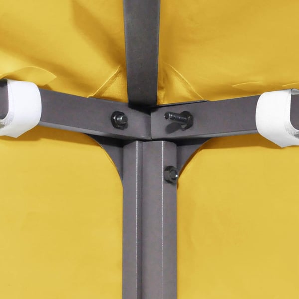 vidaXL Toppduk til paviljong 270 g/m² 4x3 m gul