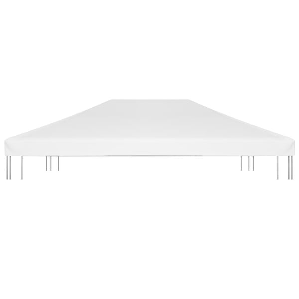 vidaXL Toppduk til paviljong 270 g/m² 4x3 m hvit