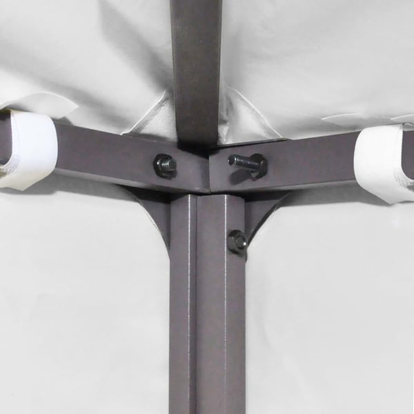 vidaXL Toppduk til paviljong 270 g/m² 4x3 m hvit