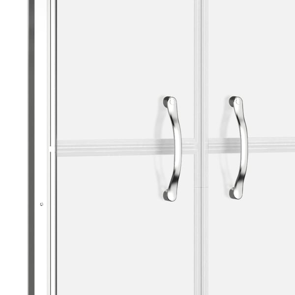 vidaXL brusedør 81x190 cm matteret sikkerhedsglas