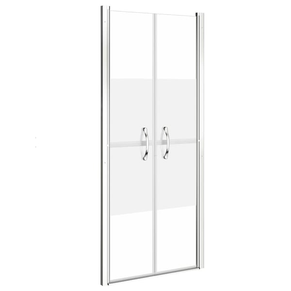 vidaXL Duschdörr halvfrostad ESG 96x190 cm