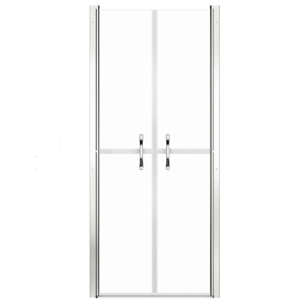 vidaXL Duschdörr klar ESG 91x190 cm
