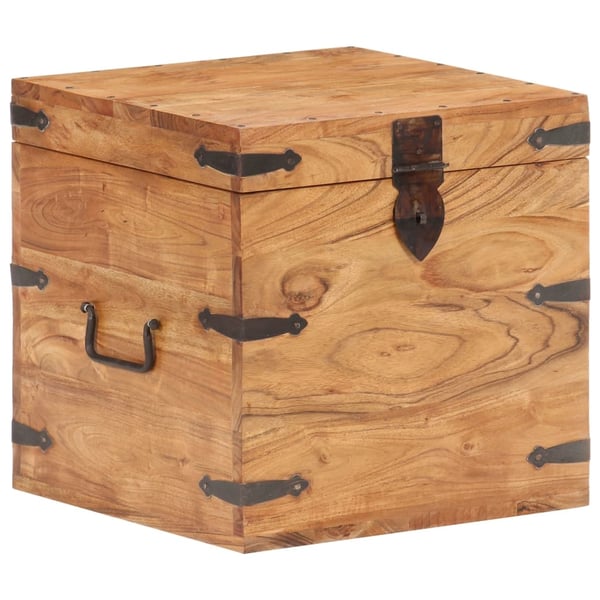 vidaXL Kiste 40x40x40 cm heltre akasie