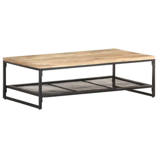 vidaXL Sohvapöytä 110x60x35 cm täysi mangopuu