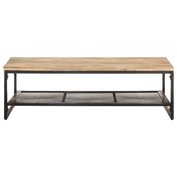 vidaXL Sohvapöytä 110x60x35 cm täysi mangopuu