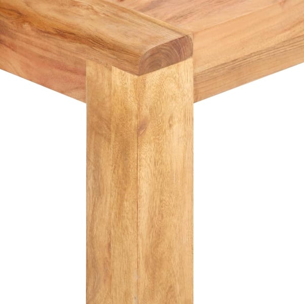 vidaXL sofabord 110x60x35 cm massivt akacietræ med honningfinish
