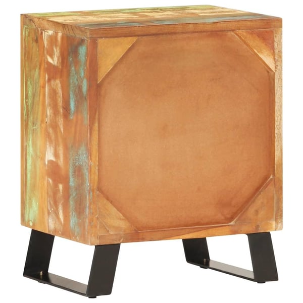 vidaXL Nattbord 40x30x50 cm gjenvunnet heltre