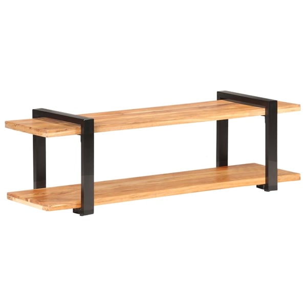vidaXL TV-benk 130x40x40 cm heltre akasie