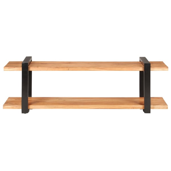 vidaXL TV-benk 130x40x40 cm heltre akasie