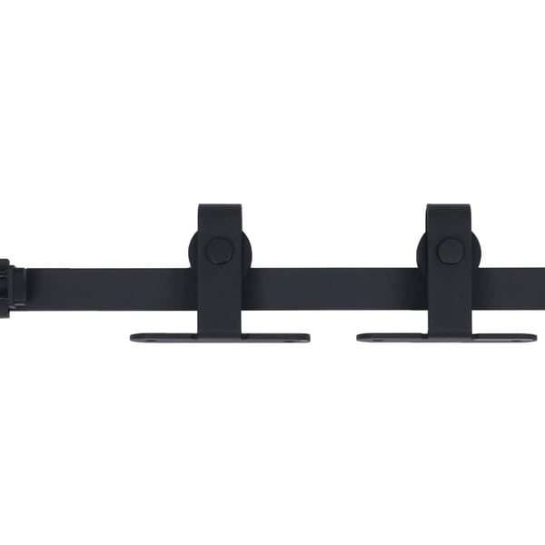 vidaXL Mini skyvedørsett karbonstål 122 cm
