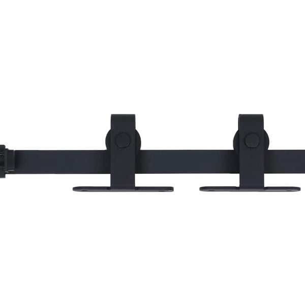 vidaXL Mini skyvedørsett karbonstål 152 cm