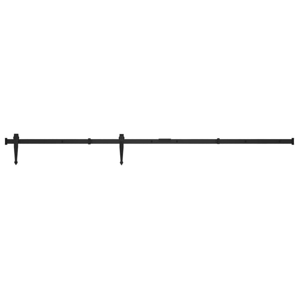 vidaXL Mini skyvedørsett karbonstål 152 cm