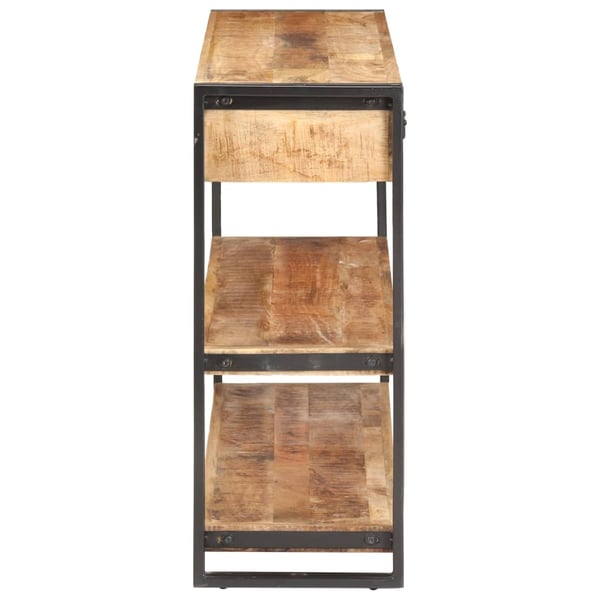 vidaXL Skjenk 120x30x75 cm grov heltre mango