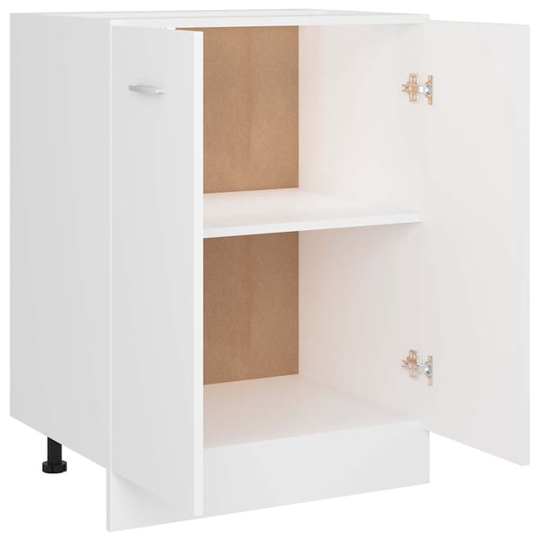 vidaXL Bunnskap "Lyon" hvit 60x46x81,5 cm konstruert tre