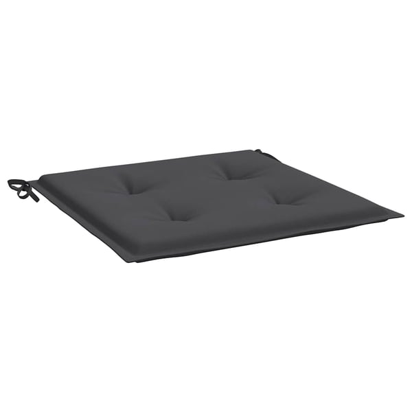 vidaXL hynder til havestol 4 stk. 50x50x3 cm oxfordstof antracitgrå