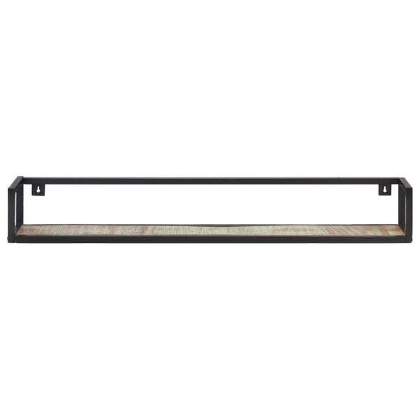 vidaXL væghylder 2 stk. 120 cm massivt genbrugstræ