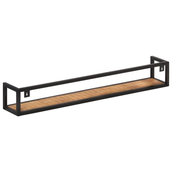 vidaXL væghylder 2 stk. 120 cm ru mangotræ