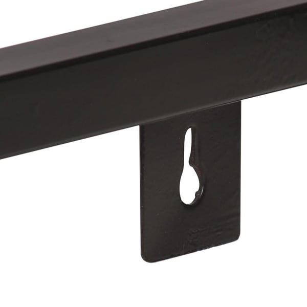 vidaXL væghylder 2 stk. 80 cm ru mangotræ