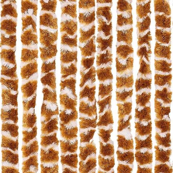 vidaXL Hyönteisverho okra ja valkoinen 90x220 cm Chenille