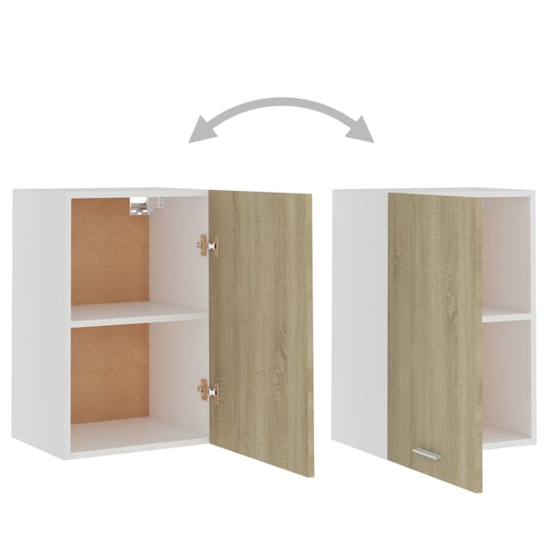 vidaXL Hengende skap "Lyon" sonoma eik 39,5x31x60 cm konstruert tre