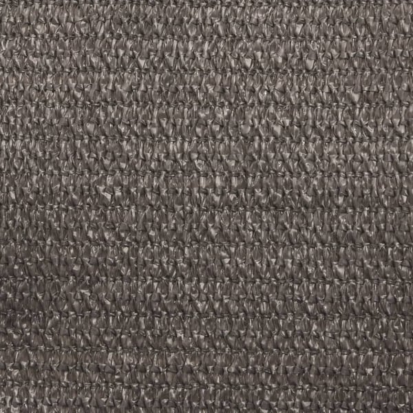 vidaXL Solseil 160 g/m² antrasitt 3,5x3,5x4,9 m HDPE