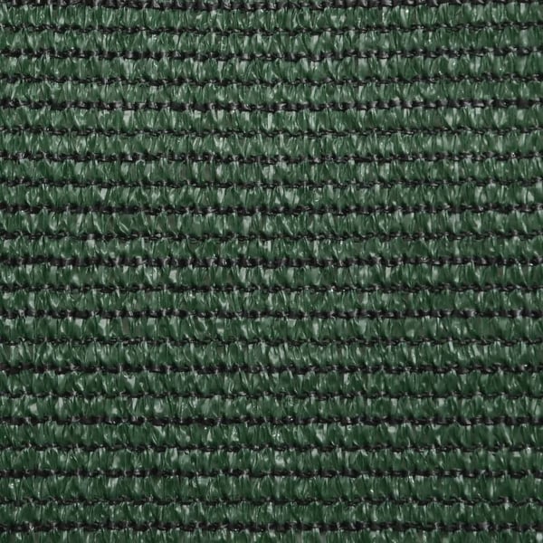 vidaXL Solseil 160 g/m² mørkegrønn 2x2 m HDPE